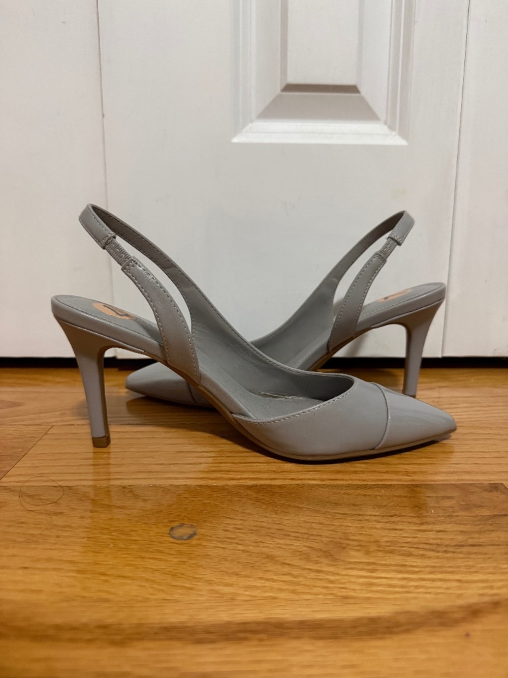 Calvin Klein Grey Slingback Heels